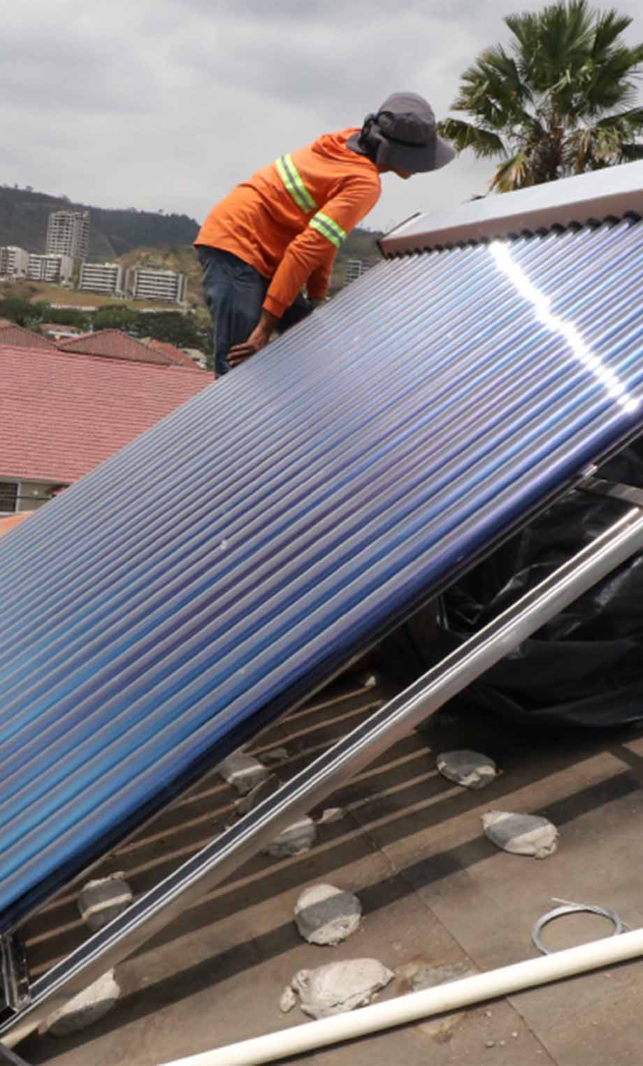 instalar calentador solar ecuador