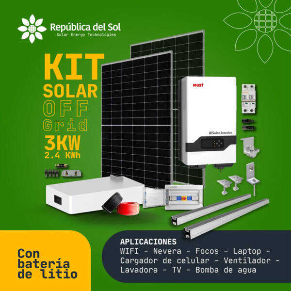 Kit Solar 3KW