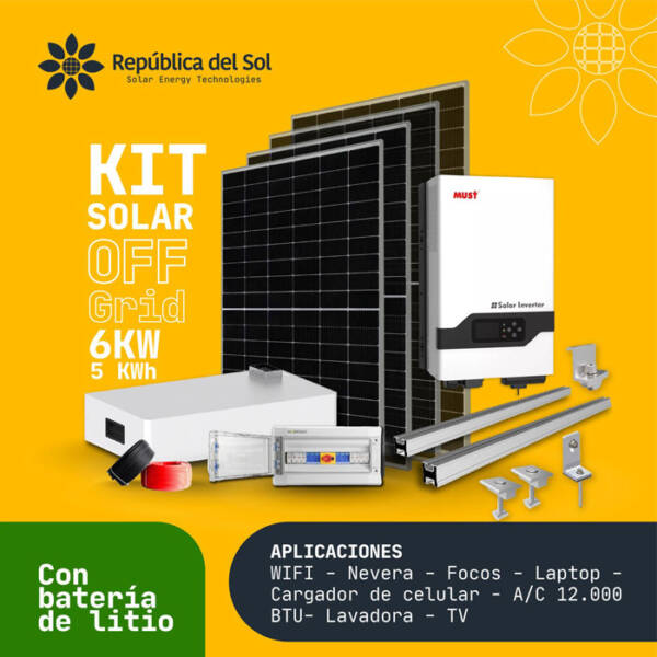 kit solar 6KW