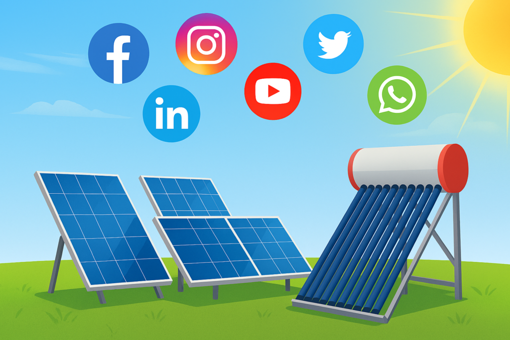 Las redes sociales ya mandan en la energía solar