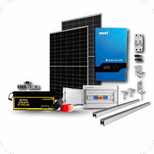 Kit Solar Off Grid 1.5KW 2.4KWH