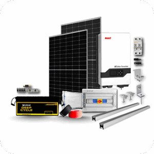 Kit Solar Off Grid 3KW 2.4KWH