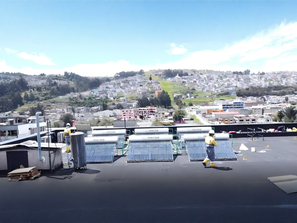 Calentadores solares de agua